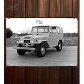 Металлическая табличка Toyota Land Cruiser (FJ40VL)